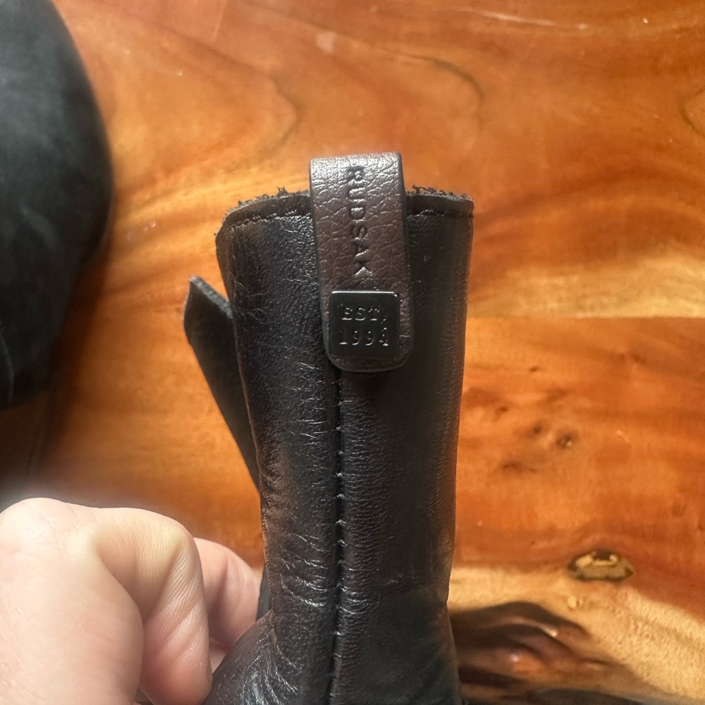 Women's Rudsak Black Ankle Boots - Picture 10 of 12